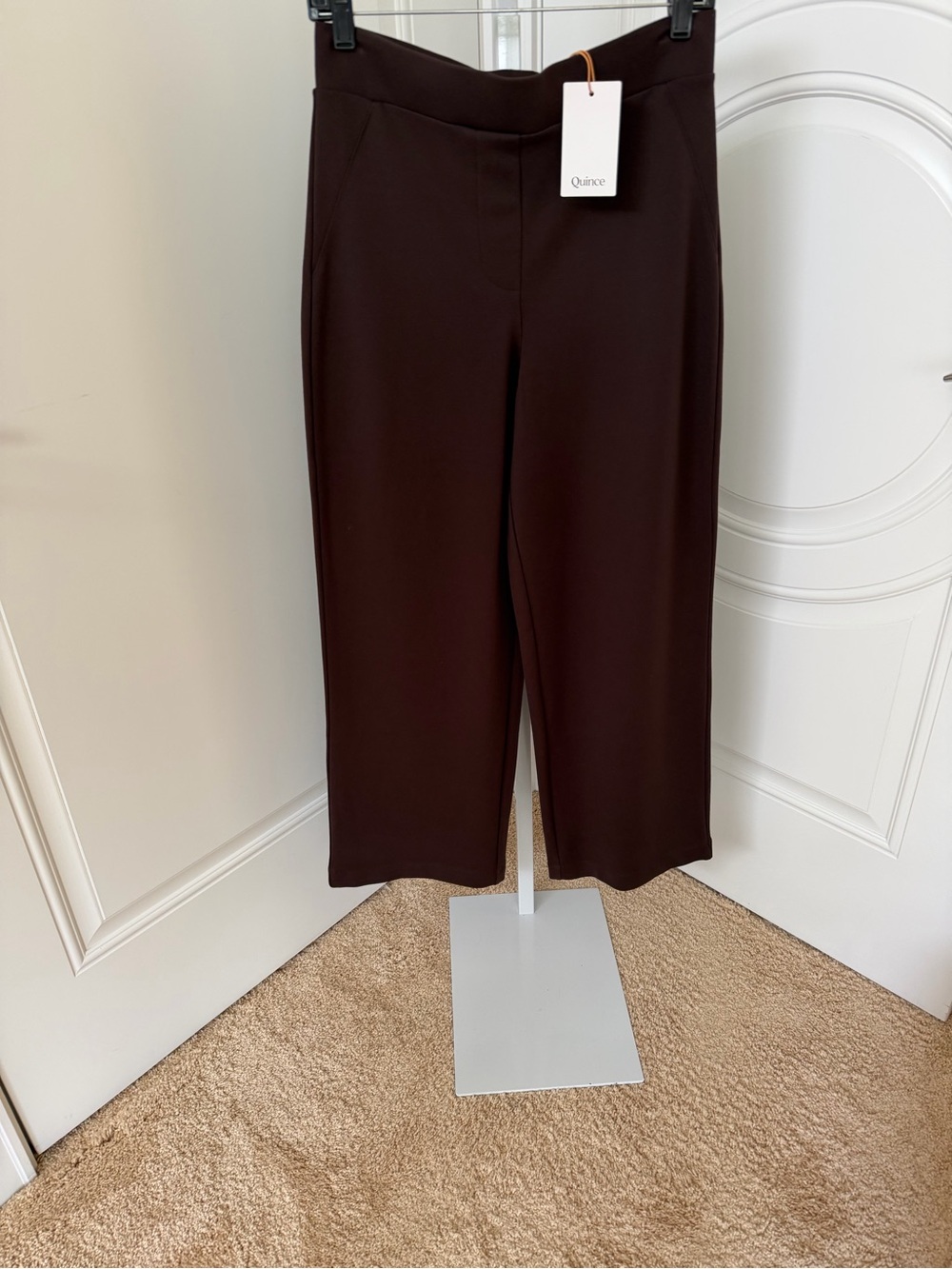 Quince Women's Brown Wide-Leg Pants